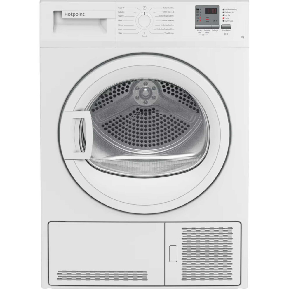 Hotpoint Beko Chdc82wwgduk 8Kg Condenser Tumble Dryer - White