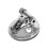 Car Flagpole Heavy Type Suction Base-Silver suction cup b 1