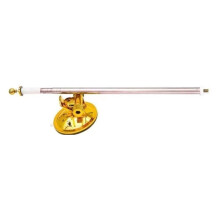 Edelstahl-Fahnenmast-Saugnapfhalterung,-Golden mit 1,2 m Breite