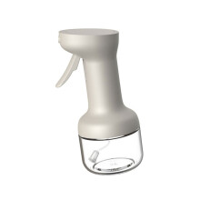 Lekvrije oliespuitfles, druktype, siliconen grip,-280 ml wit