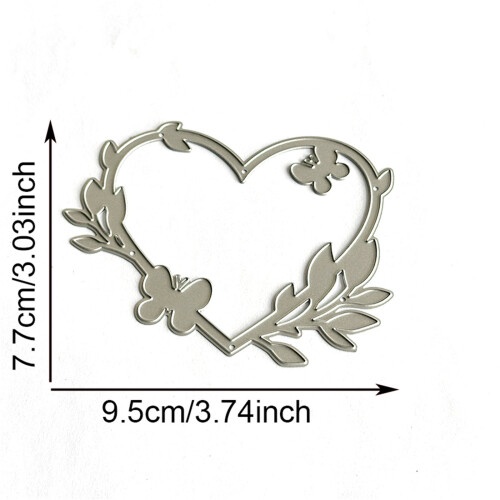 Hartkrans gestanst stencils voor scrapbooking decoratief 2
