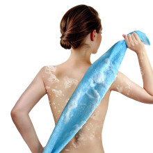 Multifunctionele bodyscrubdoeken Exfoliërende reiniger-Blauw