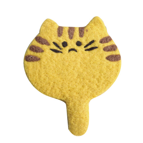 Dessous de verre en forme de chats élégants, tampon en feutre-3