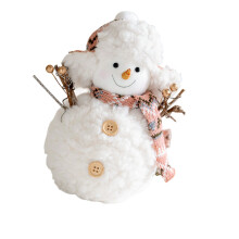 Décorations de bonhomme de neige de noël, fournitures de fête,-L