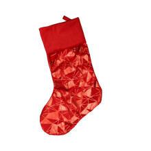 Christmas Stocking Holiday Party Gift Bag For Mantels-Red