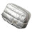 Oversized Travel Makeup Bag Polyester-Silver three dimensi 1
