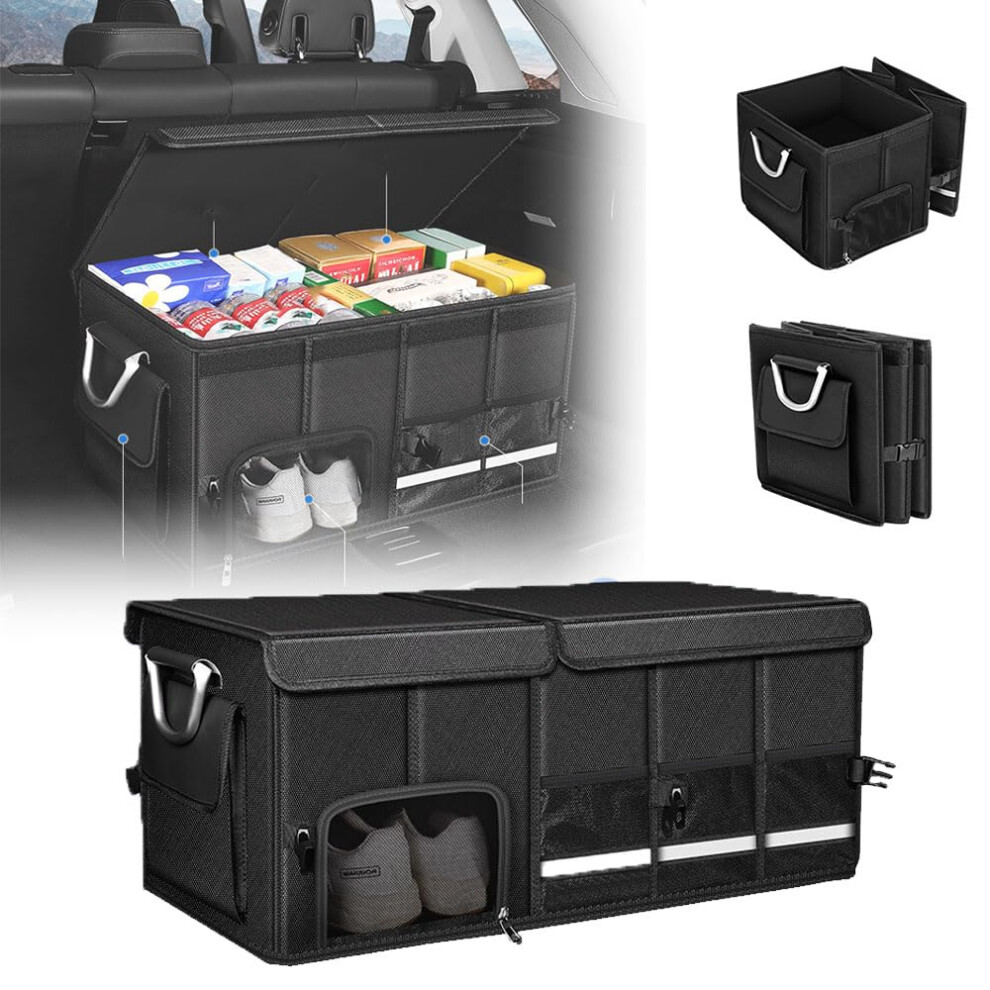 Car Boot Organiser For Alfa Romeo Giulietta, Collapsible Multicompartment Car Organiser, Waterproof Durable, Dxl 9382693624932