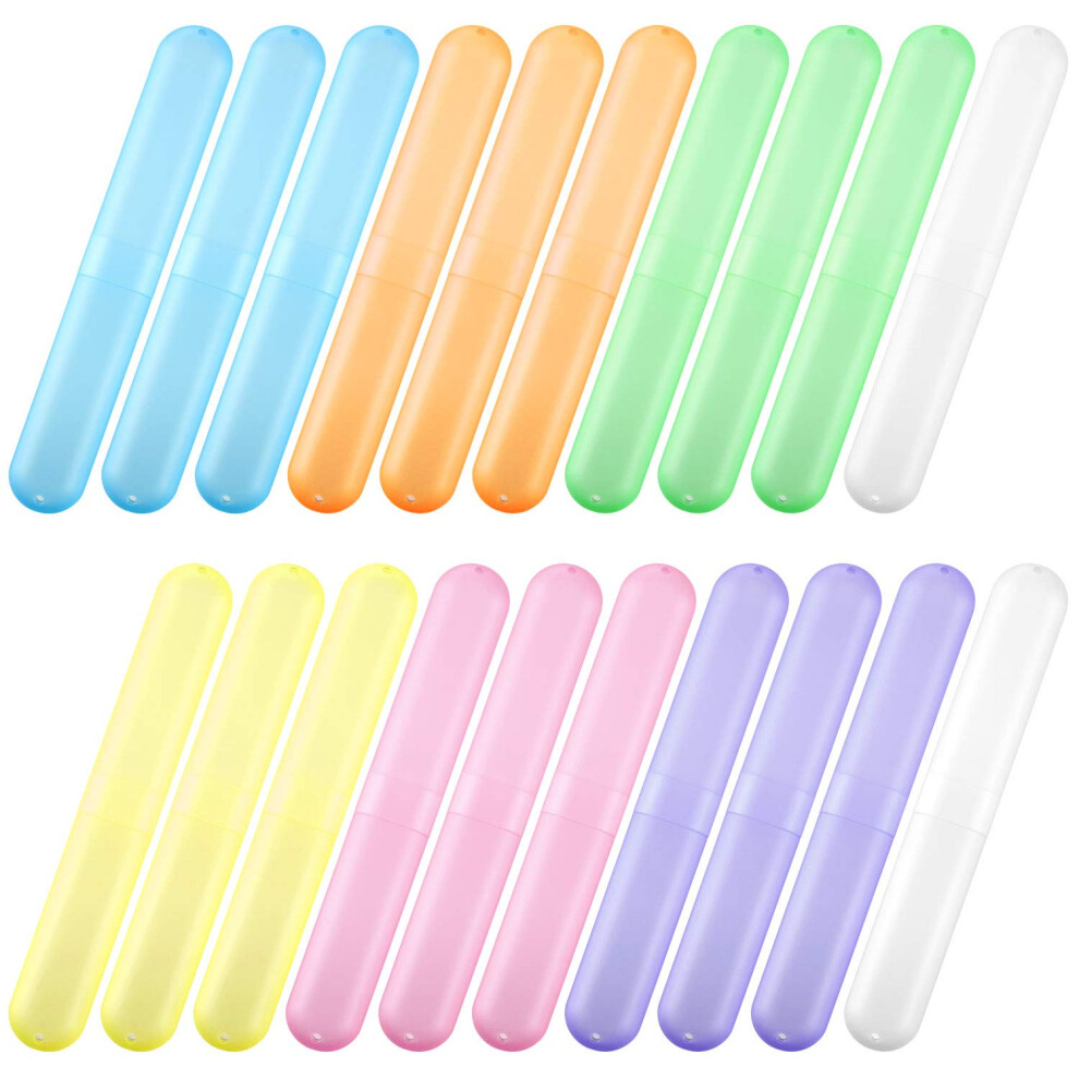 Assorted Color Travel Toothbrush Case, Portable Size for Convenient Oral Care Anywhere