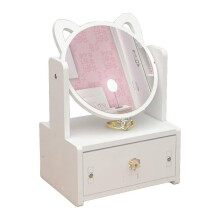 Vanity Table Cosmetic Mirror, Easy To Assemble With Included Tools And Instructions, Lightweight And Elegant Design Suitable For Tabletops