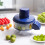 (blue) Grape Peeling Machine Rechargeable Smart Fruit Machine for Home Kitchen 3