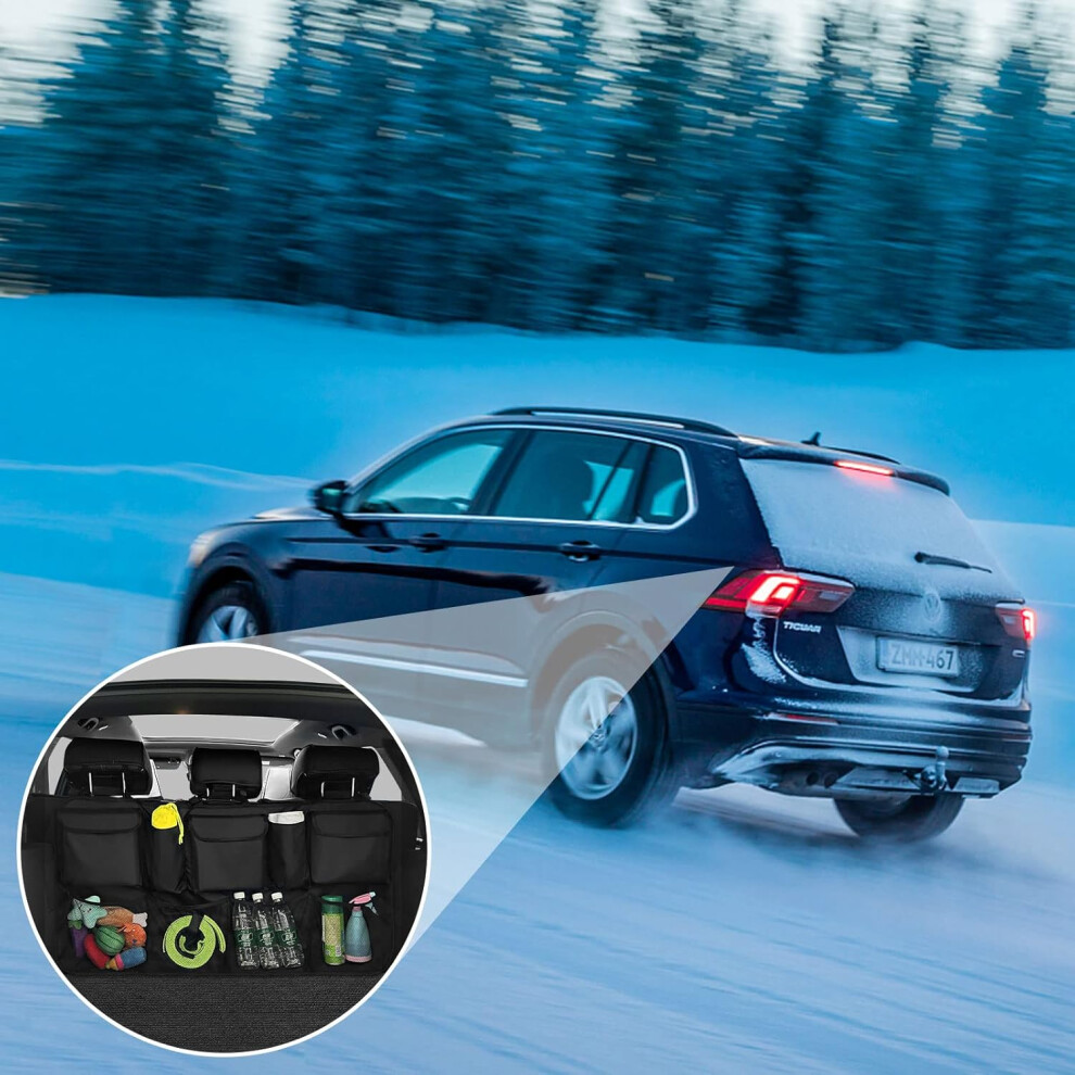 Versatile Car Trunk Organizer, Perfect For All Suv Types Of Cars, Reinforced Base Plates Ensuring Stability And Security For Your Travel Essentials, 9128293494090
