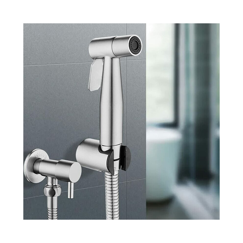 Elevate Your Hygiene Routine, Hand Held Bidet Sprayer With Stainless Steel Material, Perfect For Personal Hygiene, Pet Shower, And Muslim Shower, 9128293494601