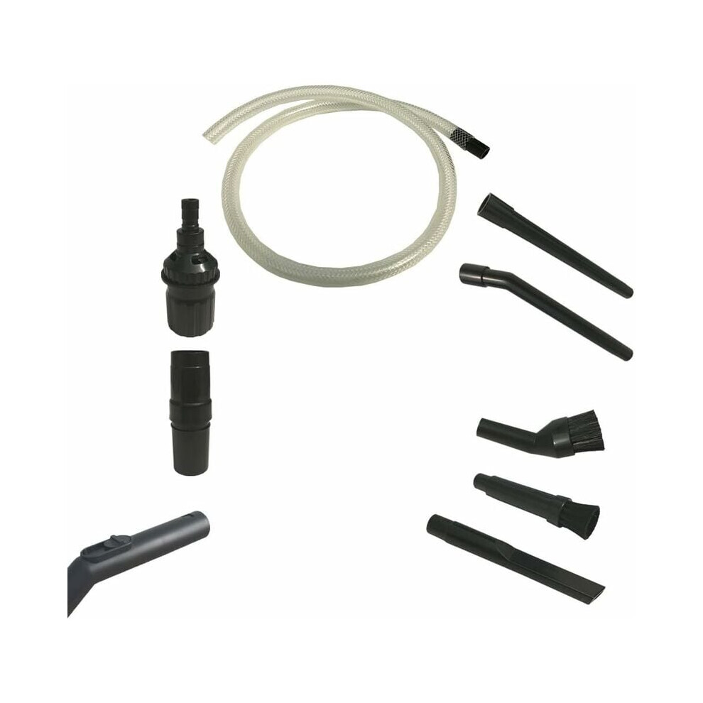 Detailing Brush Set For Vacuum Cleaner Attachments, Universal Vacuum Attachment For Hard To Reach Areas In Car Detailing And Home Cleaning (Set Of 9128293494489