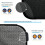 Car Seat Protector with Adjustable Headrest Strap, Universal Fit Thick Padding Seat Protector, Quick & Easy to Install with Non-Slip Backing for 6