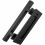 Barn Door Handle Set, Invisible Handle Solid Steel Powder Coated for Easy Installation, Rustic Design Barn Door Pull, Matte Black Finish (Comfortable 1
