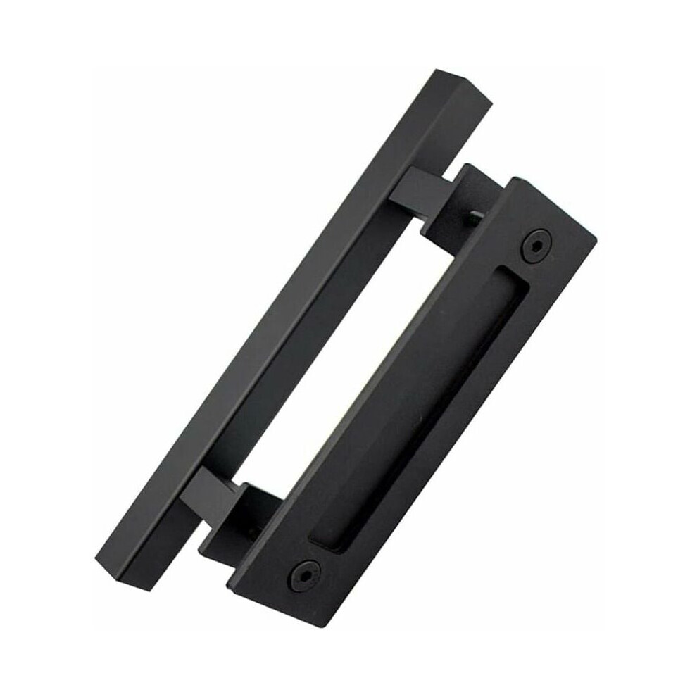 Barn Door Pull Handle, Invisible Handle Solid Steel Powder Coated, Easy Installation Flush Barn Door Handle For Rustic Barn Bathroom Sliding Doors 9405630841794