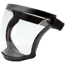 Visiera protettiva integrale regolabile, visiera di sicurezza trasparente riutilizzabile antiappannamento con cappuccio filtro traspirante, copertura
