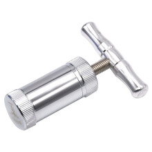 Trita-pillole manuale resistente, polverizzatore di compresse con design a impugnatura a T, efficiente macinino ergonomico per pillole per anziani,