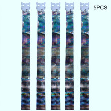 Holographic Wildlife Deterrent Tape, Multi-Sensory Bird Repellent For Vineyards Orchards, Premium Material Durable Humane Bird Control, Effective