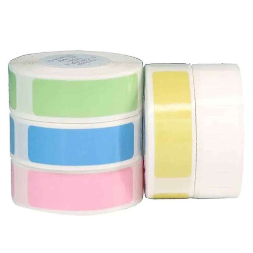 Strong Endurance Colored Barcode Labels, Increased Visibility, Thermal Printers Compatible, BPA-Free, Waterproof for Home Sorting, Office