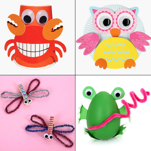 Versatile Pack, Self-Adhesive Plastic Googly Eyes, Mixed Packaging, Wide Application, Strong Adhesive Backing For Lasting Creations 2