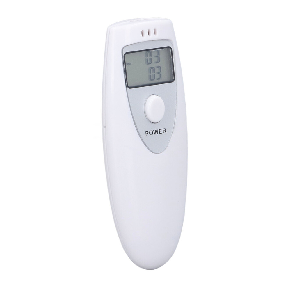 Portable Abs Alcohol Tester Accurate Breath Alcohol Detector 0.00-0.19%Bac White 8111375291121