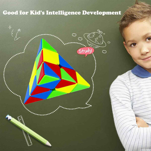 Παζλ Speed Cube Pyramid, Κομψός σχεδιασμός με στρογγυλεμένες γωνίες που βελτιστοποιεί 2
