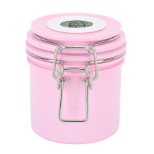 Airtight Glue Storage Tank With Hygrometer Activated Carbon Cylinder Jar Sealed Container For Lash Extension Tools, Leak Proof And Durable Moisture P