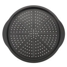 15Inch Round Perforated Pizza Pan Carbon Steel Nonstick Coating