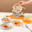 Cats Themed Snacks Serving Plate Perfect Spit Bone Dish For Home 2