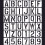 36 stuks letter- en nummertekeningstencils herbruikbare 2