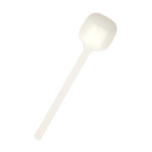 Hygienic Coffee Grounds Scoops Accurate-White long handle
