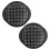 2 Piece Oven Safe Pizza Pan With Airflow Perforations Carbon 1