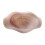Artistic Waved Glass Fruit Bowl Durable-Pink translucent 1