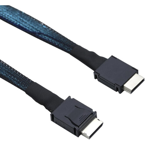 OCuLink Cable PCIe SFF8611 to Mini SAS 50cm Speed Data Transfer with Secure Active Latch 1