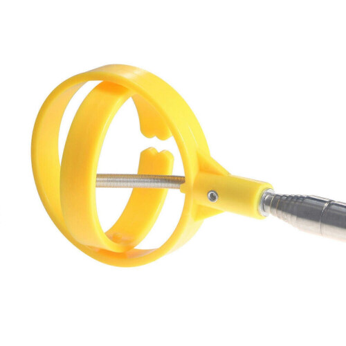 (Yellow) 8 Sections Golf Training Shaft Telescopic Pick Up Retriever Picker Golf Ball 1