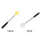 (Yellow) 8 Sections Golf Training Shaft Telescopic Pick Up Retriever Picker Golf Ball 5