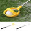 (Yellow) 8 Sections Golf Training Shaft Telescopic Pick Up Retriever Picker Golf Ball 4