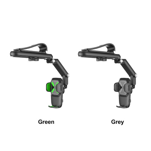 (Green) Rotatable and Retractable Car Phone Holder 2