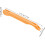 Stained Glass Foiling Tool with Copper Foil Applicator, Smooth Application, Fits Multiple Tape Sizes, Orange 4