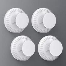 Reusable Wall Hooks, Vacuum Suction Inspired By Nature's Grip For Bathroom Kitchen Office, Multipurpose Waterproof Adhesive Wall Hooks, Durable and Ru