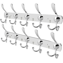 Luxurious Entryway Accent, Wall Mounted Coat Rack With Anti-Rust, Anti-Oxidation Finish, Perfect Workmanship Ensuring Longevity, Suitable for Any Room
