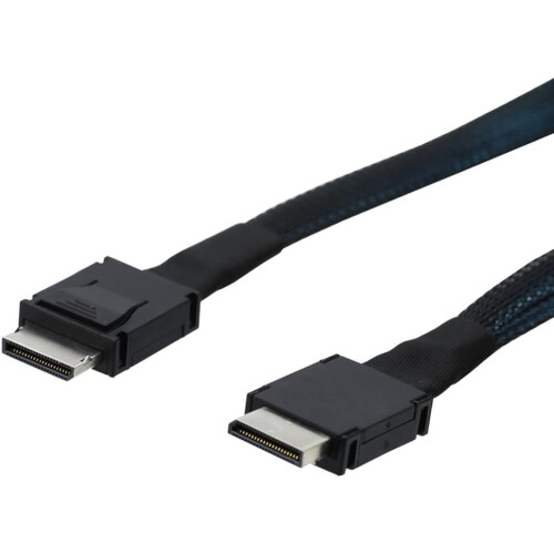OCuLink Cable PCIe SFF8611 to Mini SAS 50cm Speed Data Transfer with Secure Active Latch 2