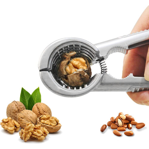 Nut Sheller Metal Kitchen Clip Tool Clamp Plier Cracker For Almonds Walnuts Hazelnuts 1