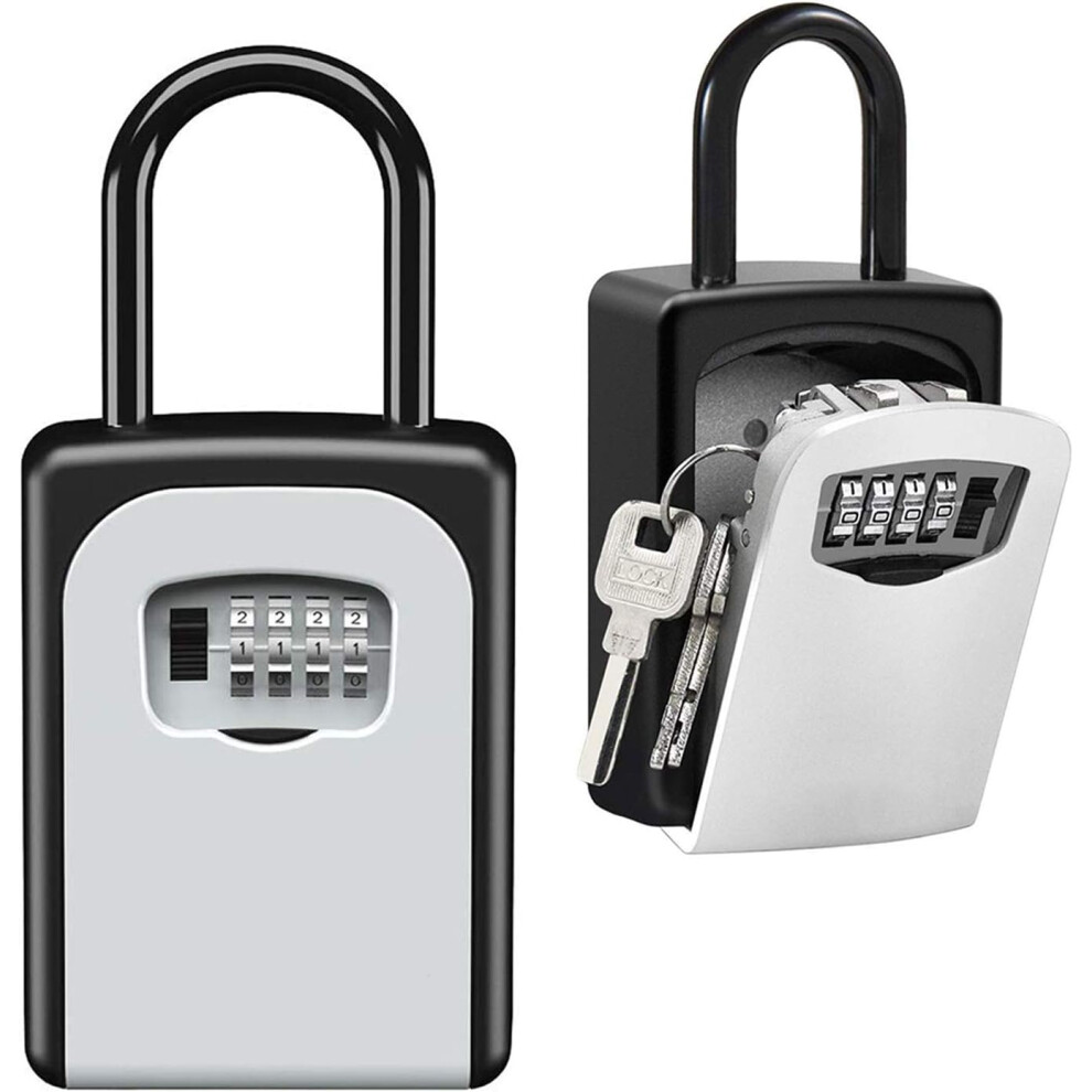 Key Lock Box, Combination Lockbox With Code For House Key Storage For Real Estate Business 9074015521752