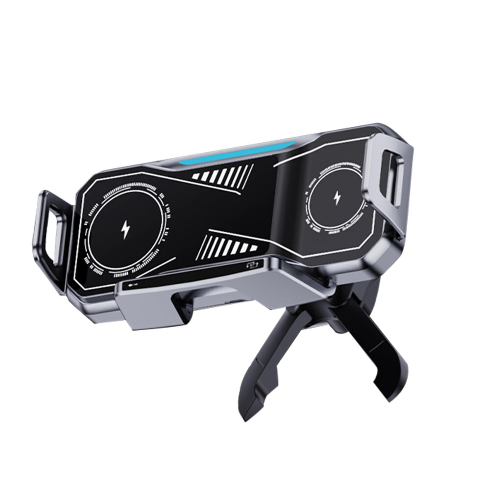 Car Phone Mount With 15W Fast Wireless Charging, Air Vent Holder 360 Rotation, Automatic Clamp 9382693626769