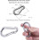 Durable Stainless Steel Carabiner, Versatile Multipurpose for Heavy Duty Spring Snap Clip Needs 3