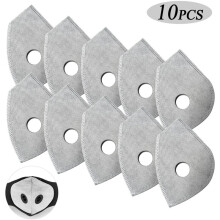 Dust Mask Filter Replacements, Breathable Adult Face Masks with Anti-Fog Protection, Suitable for General Air Breathing Masks