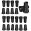 Trekking Poles Tips Protectors, Hiking Pole Replacement With Embedded Metal Washers For Extra Durability, 30Pcs/15Pair 1
