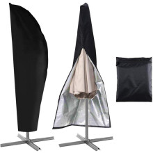 Copertura per ombrellone decentrato Patio Guardian, ampia compatibilità per ombrelloni a braccio da 3-3,5 m, copertura per patio resistente e
